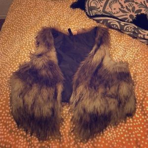 H&M fur vest